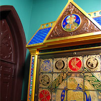 First Lutheran Chrch of Pittsburgh, PA Columbarium and Tabernacle