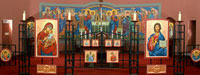 St. Gregory Nazianzus Iconography, Altar Furniture, & Appointments